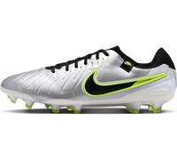 Nike Chaussure Football Legend 10 PRO FG, Argent Met, 42 EU
