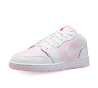 NIKE Chaussures Air Jordan 1 Low (GS) Code 553560-608 Rose, Rose Blanc, 36 EU