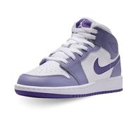 NIKE Chaussures Air Jordan 1 Mid (GS) Code DQ8423-500 Violet Garçons, Violet et blanc., 36.5 EU