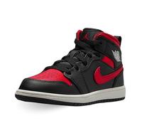 Nike Chaussures Air Jordan 1 Mid (PS) Code DQ8424-067 Noir, Noir, rouge, blanc, 29.5 EU