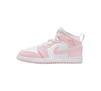 Nike Chaussures Air Jordan 1 Mid (PS) Code DQ8424-608 Blanc, Blanc et rose., 34 EU
