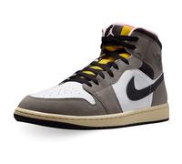 Jordan Aj1 Mid Homme - Baskets, Blanc - Pointure 42 - Cuir, Synthétique White 42