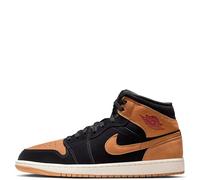 Jordan Aj1 Mid Homme - Baskets, Noir - Pointure 43 - Cuir, Synthétique Black 43
