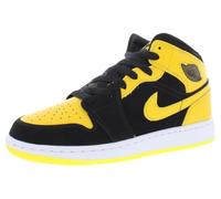Nike Chaussures Air Jordan 1 Mid Se (GS) Code HJ5940-071 Noir, Noir Jaune Blanc, 39 EU