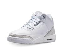 NIKE Chaussures Air Jordan 3 Retro (GS) Code DM0967-111 Blanc Garçon, Blanc et argenté., 39 EU