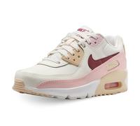 Nike Chaussures Air Max 90 (GS) Code HF6358-006 Blanc, Blanc rose, beige, rouge, 40 EU