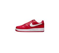 Nike Chaussures Basses Air Force 1 Unisexes, Rouge/Blanc, 45 EU