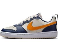 Nike Chaussures Basses pour garçon Court Borgh Low Recraft BG, LTOREWOODBRNORANGEPEEL-Minuit Marine, 37.5 EU