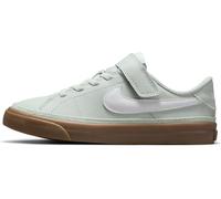 NIKE Chaussures Court Legacy pour garçon Plus âgé, Gum Light Silver Gum Dark Brown Blanc, 34 EU