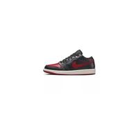 Nike Chaussures de basket-ball Air Jordan 1 Low UNC pour femme, Noir/rouge Gym, 38 EU
