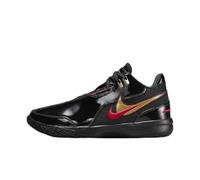 Nike Chaussures de basket-ball Lebron NXXT Gen AMPD pour homme, Noir/rouge universitaire/doré métallisé, 43 EU
