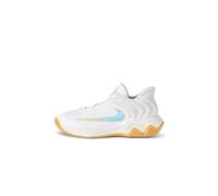 Nike Chaussures de Basketball Giannis Immortality 4 pour Homme, Blanc Coconut Milk Aquarius Blue, 39 EU