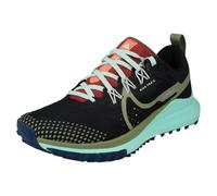 Nike Chaussures de Course W React Pegasus Trail 4 pour Femme, Mousse Noir/Alligator-Canyon Rouille-Menthe, 4.5 UK (7 US)