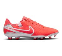 Chaussure de foot à crampons coupe basse multi-surfaces Nike Tiempo Legend 10 Academy Hot Lava/Blanc 47