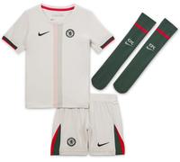 Nike Chelsea Away Minikit 2025 2026 Infants Blanc/Rouge 5-6 ans Male