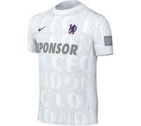 NIKE Chelsea FC Academy Pro Haut De Foot D'Avant-Match Dri-Fit pour Ado, White/Pure Platinum/Rush Blue, HJ8068-101, S