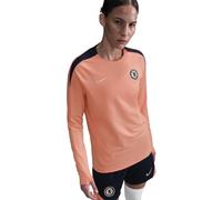 Nike FC Chelsea Strike Special Edition Dri-Fit Haut Dri-Fit, avec col Rond, en Tricot (Femme), Abricot/Obsidian/Guava glacée, HJ2179-845, XS