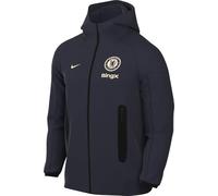 Nike Chelsea Top CFC M NK TCH FLC Fz WR HDY, Obsidian/Guava Ice, FZ4175-452, S