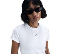 T-shirt court Nike Sportswear Chill Knit pour femme Blanc/Noir M (FR 42-44)