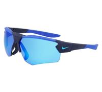 NIKE Cloak Duo EV24036 Sunglasses, Matte Obsidian/Blue Mirror, 71 Mixte