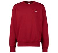 Nike Sportswear Sweat-shirt 'CLUB' rouge orangé / blanc, Taille XL