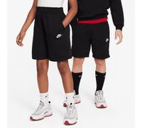 Nike Club Ft Lbr Short, Noir/Blanc, 12-13 Ans Mixte Enfant