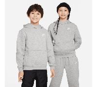 Nike Hooded Long Sleeve Top K NSW Club FLC HDY Lbr, DK Grey Heather/White, FD3000-063, XS