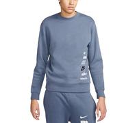Haut manches longues nike club fleece plus bleu