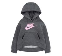 Nike Club Fleece High Low - Sweat à capuche enfant mixte Gris carbone, molleton 60% coton/40% polyester 6-7 ans