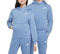NIKE Club Fleece Lbr Pull-Over pour Enfants Aegean Storm/White 7/8 Ans