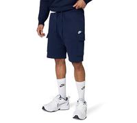 Short cargo en Fleece Nike Club pour homme Obsidian/Obsidian/Blanc S
