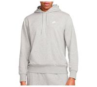 Nike Sportswear Sweat-shirt 'Club Fleece' gris chiné / blanc, Taille S