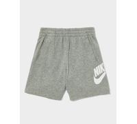 Short en molleton Nike Club Fleece pour ado Dark Grey Heather/Base Grey/Blanc L