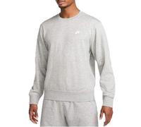 Nike Sweat-shirt Club Fleece gris chiné/blanc Taille XL