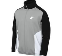 Nike Club HQ6109-077 Veste de survêtement tissée surdimensionnée pour homme, gris fumé/noir/blanc, taille S
