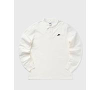 Nike Club Long-Sleeve Knit Polo men Polos white taille: S
