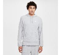 Nike Club Men's Winterized Pullover Hoodie Light Smoke Grey/Pure/White - 2XL