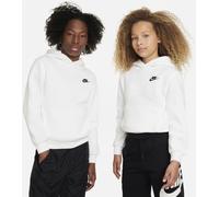 Nike Club Pullover Hoodie Junior Boys Blanc/Noir 7-8 (S) Male