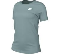 Nike Club SS T-Shirt, Canon/Blanc, S Femme