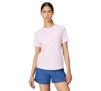 Nike Club SS T-Shirt, Mousse Rose/Blanc, M Femmes