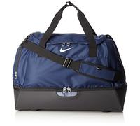 Nike Club Team Swoosh Hardcase XL Sac de sport grand format, 60 cm, 62 liters, Bleu (Dunkelblau/schwarz)
