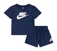 Nike Kids Clu Short Sleeve Set Bleu 24 Months Enfants