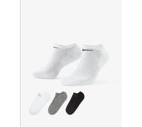 NIKE Chaussettes de sport gris chiné / noir / blanc, Taille 42-46