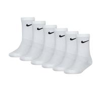 Nike Chaussettes Basic Pack Crew Blanc Taille 5-7