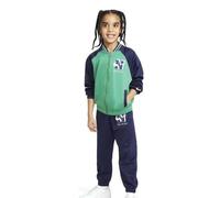 Nike - Combinaison complète - Coupe avec capuche, poches à pantalon avec tour élastique - Logo vert/bleu U90 4-5 ans