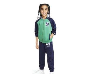 Nike - Combinaison complète - Coupe avec capuche, poches à pantalon avec tour élastique - Logo vert/bleu U90 4-5 ans