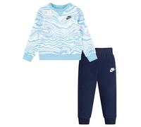 Nike - Complet - Tour de cou - Pantalon avec tour de cou élastique - Logo, Bleu ciel/bleu, 24 mois