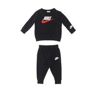 Nike - Composé d'un sweat-shirt et d'un pantalon - FEUILLE AVEC CAPUCHE - FEUILLE AVEC OREILLER ET Poignets côtelés - FEUILLE AVEC LOGO PANTALON AVEC VIE ÉLASTIQUE 18 mois noir 023
