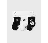 Nike Chaussettes Core Futura Gripper lot de 3 cheville Noir/Blanc 1-2 ans