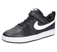 Nike Court Borough Low 2 (GS), Chaussures de basket-ball enfants, Noir blanc, 35.5 EU